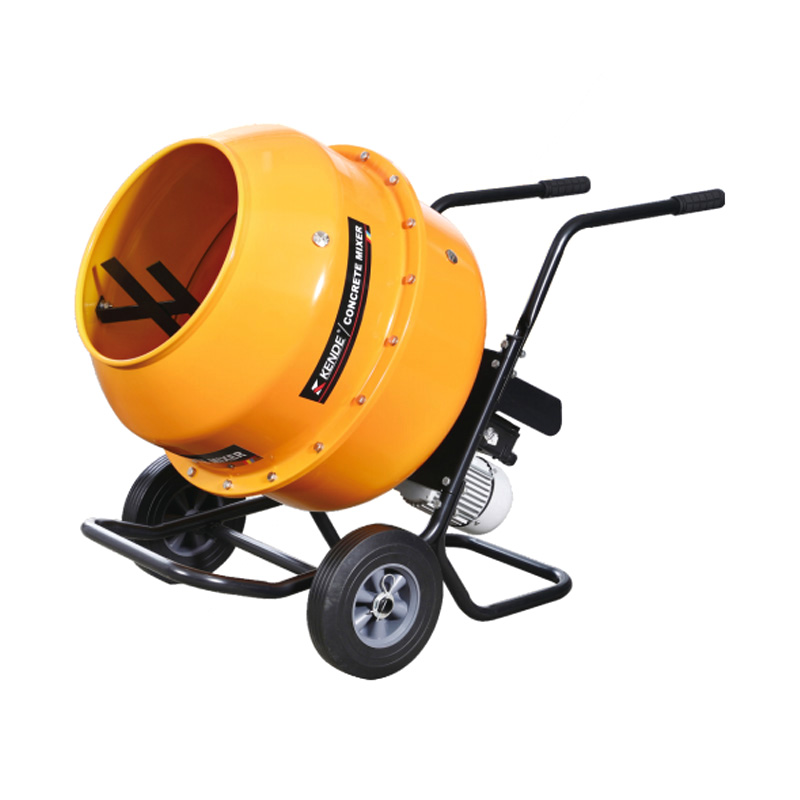 Bétonnière HCM-130L avec support de rouleau à poussée manuelle, décharge précise